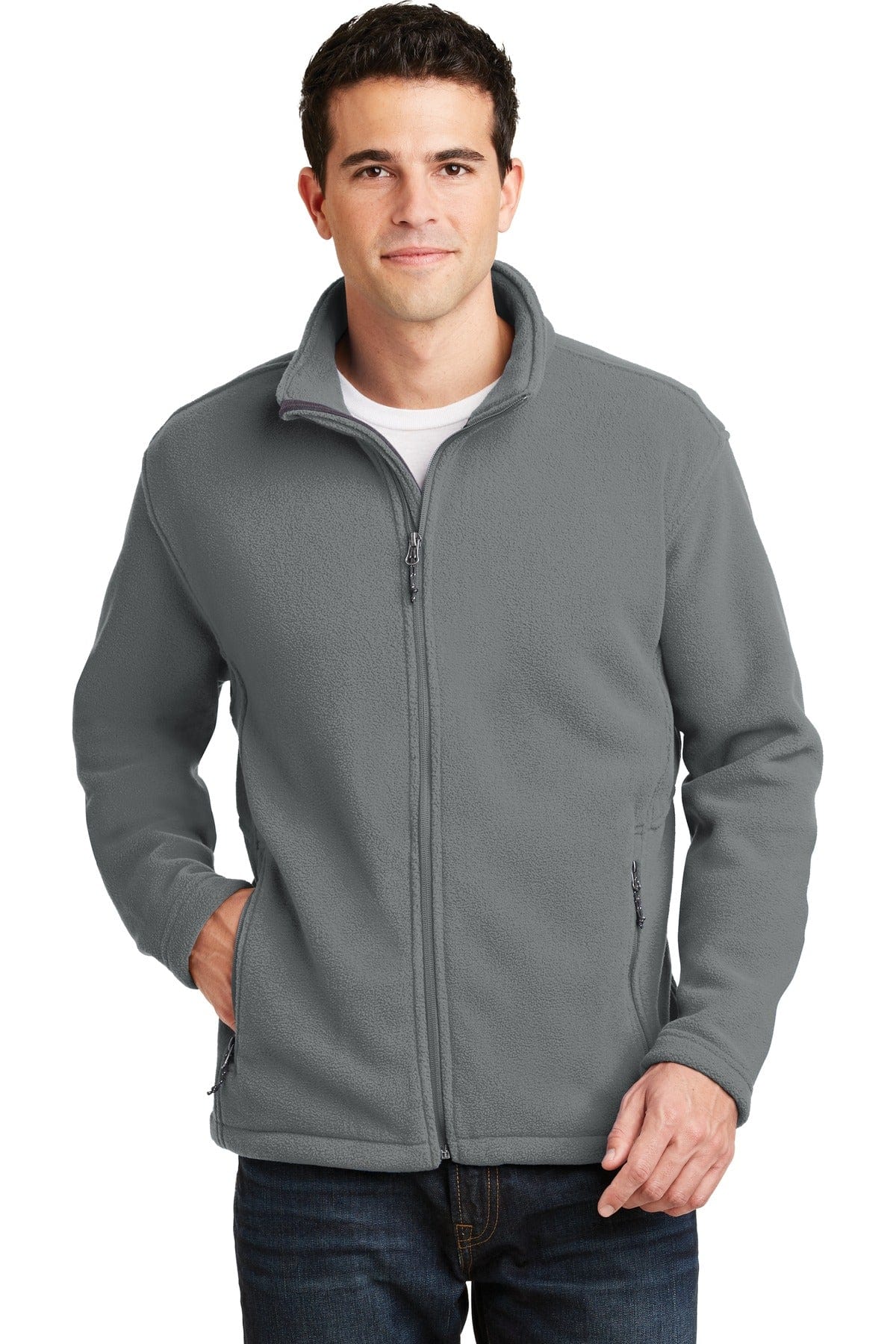 Port Authority Outerwear XS / Deep Smoke Port Authority®  Value Fleece Jacket. F217, Basic Colors
