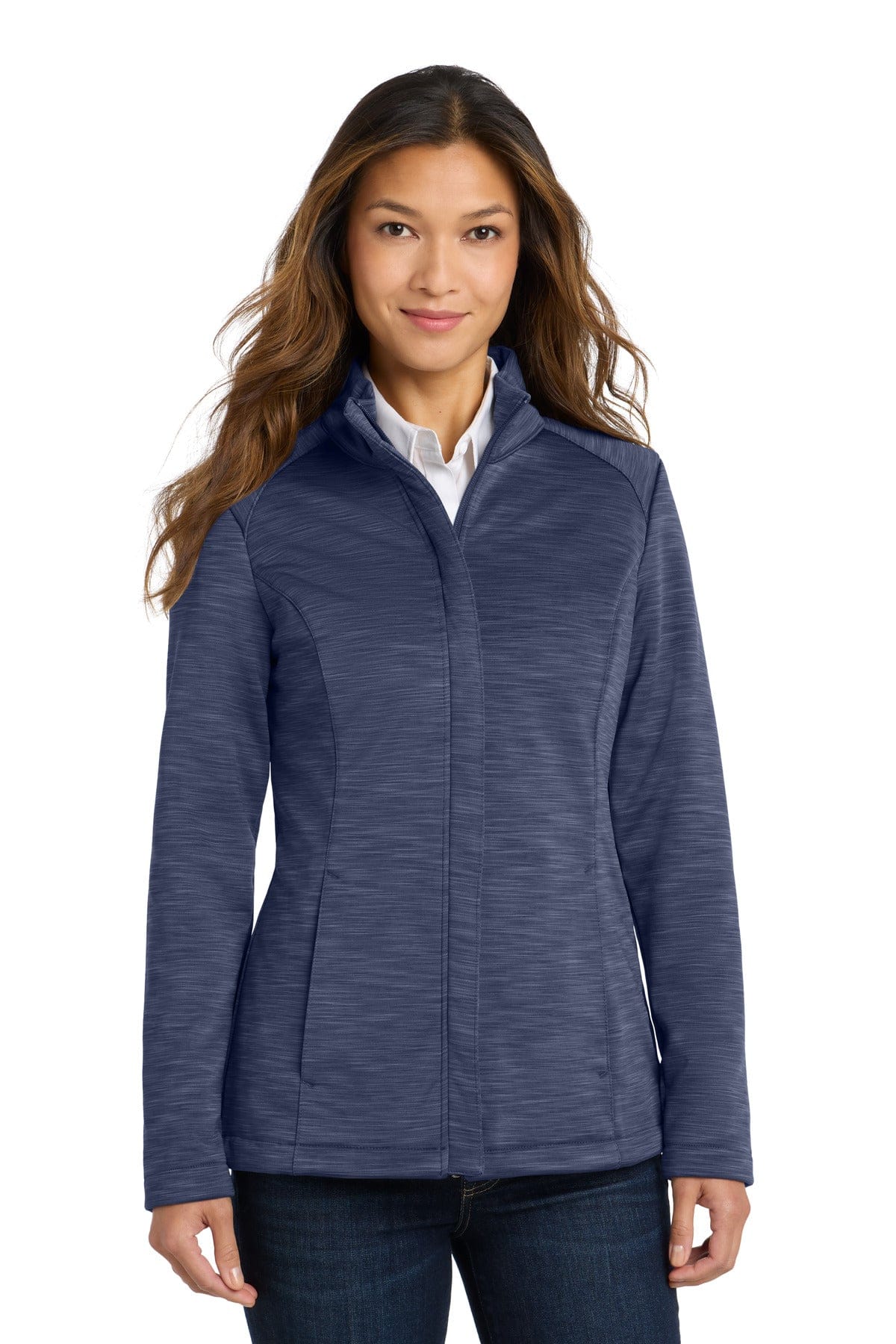 Port Authority Outerwear XS / Dress Blue Navy Heather Port Authority  ®  Ladies Stream Soft Shell Jacket. L339
