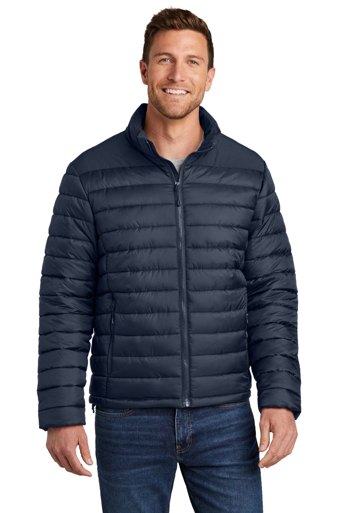 Port Authority Outerwear XS / Dress Blue Navy Port Authority J364: Horizon Puffy Jacket