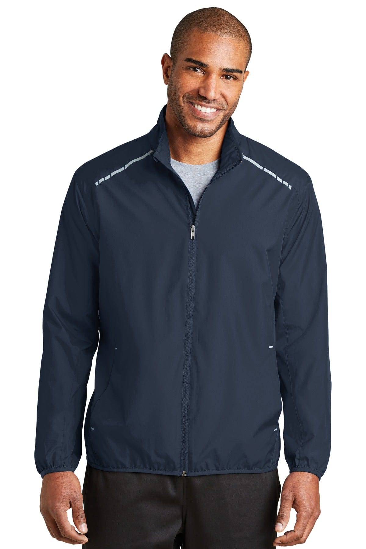 Port Authority Outerwear XS / Dress Blue Navy Port Authority®  Zephyr Reflective Hit Full-Zip Jacket. J345