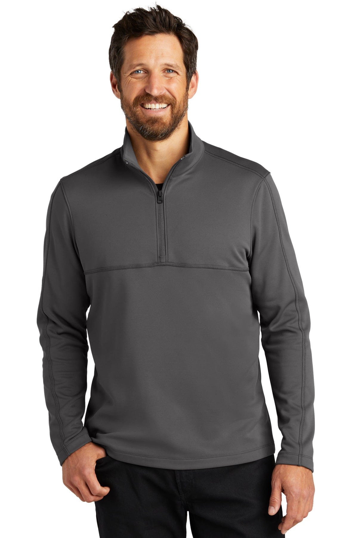 Port Authority Outerwear XS / Graphite Port Authority F804: Smooth Fleece 1/4-Zip