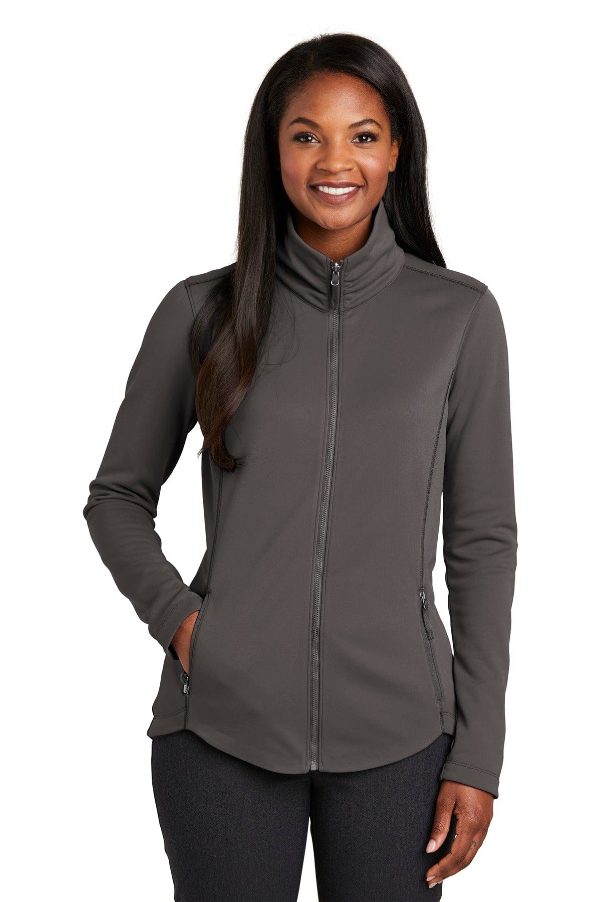 Port Authority Outerwear XS / Graphite Port Authority Ladies Collective Smooth Fleece Jacket. L904