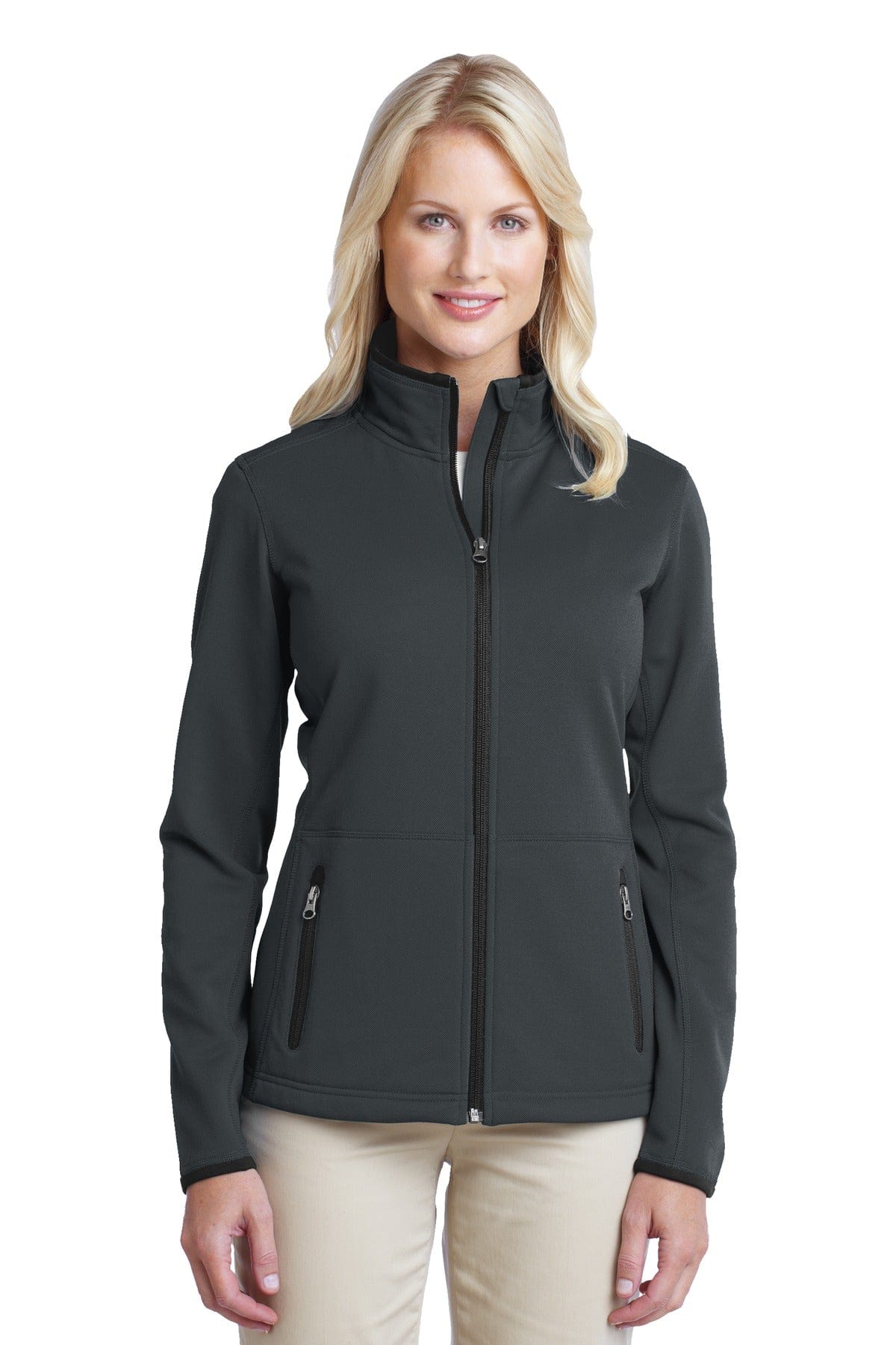 Port Authority Outerwear XS / Graphite Port Authority ®  Ladies Pique Fleece Jacket. L222