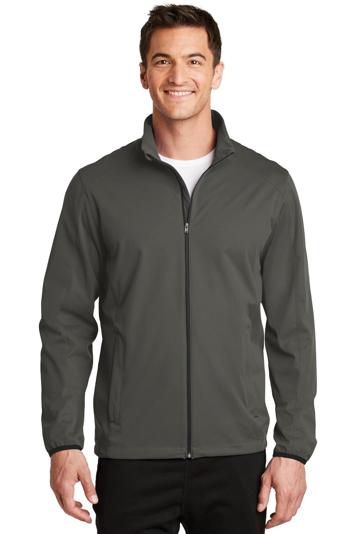 Port Authority Outerwear XS / Grey Steel Port Authority Active Soft Shell Jacket. J717