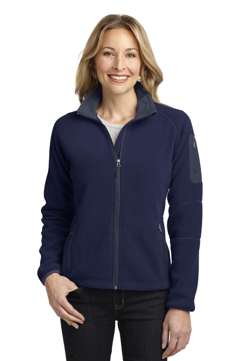 Port Authority Outerwear XS / Navy/ Battleship Grey Port Authority ®  Ladies Enhanced Value Fleece Full-Zip Jacket. L229