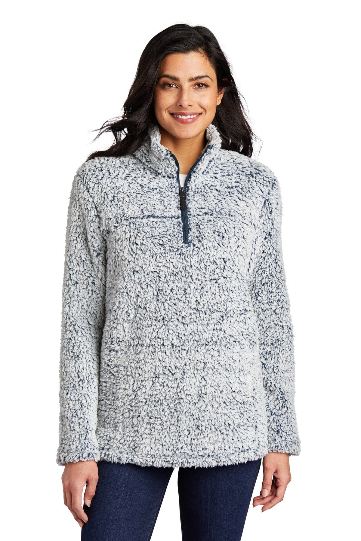 Port Authority Outerwear XS / Navy Heather Port Authority  ®   Ladies Cozy 1/4-Zip Fleece L130