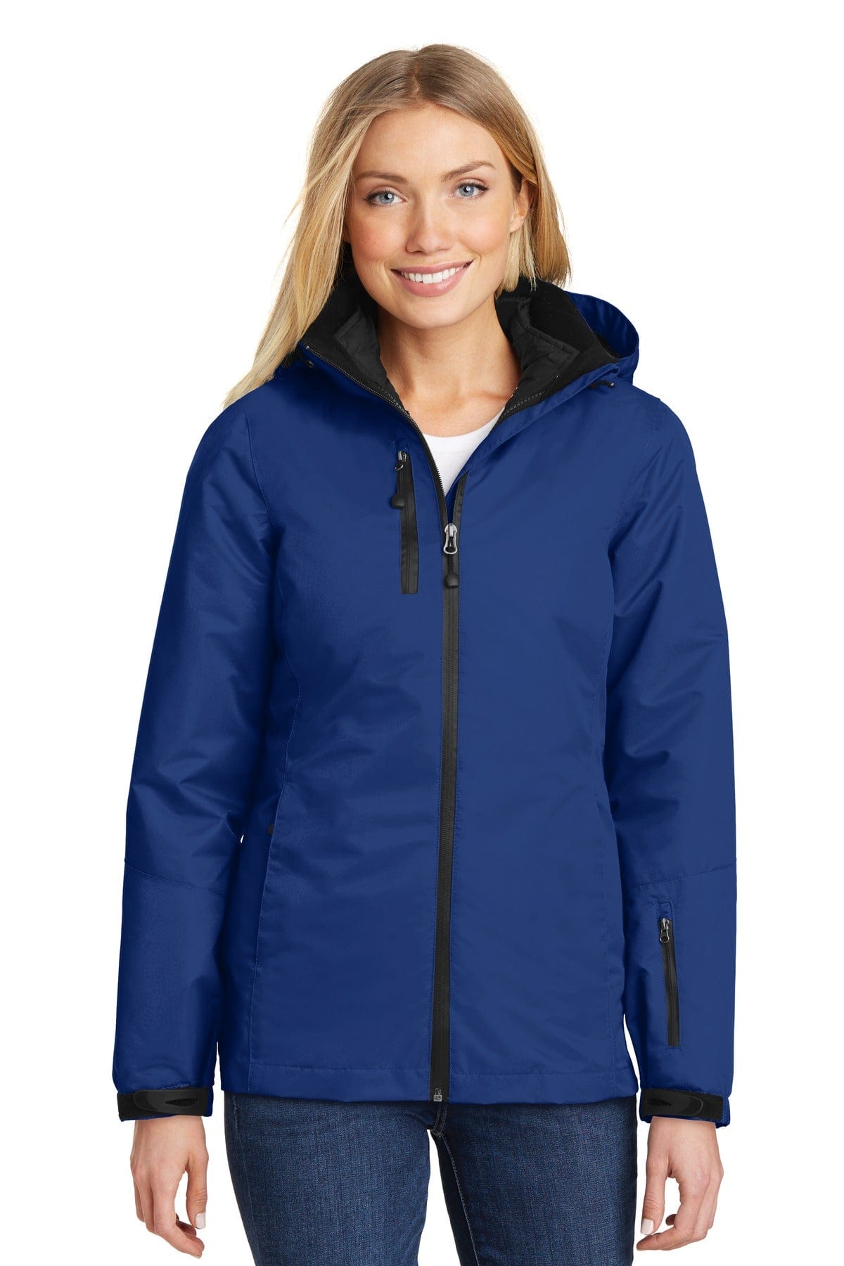Port Authority Outerwear XS / Night Sky Blue/ Black Port Authority ®  Ladies Vortex Waterproof 3-in-1 Jacket. L332