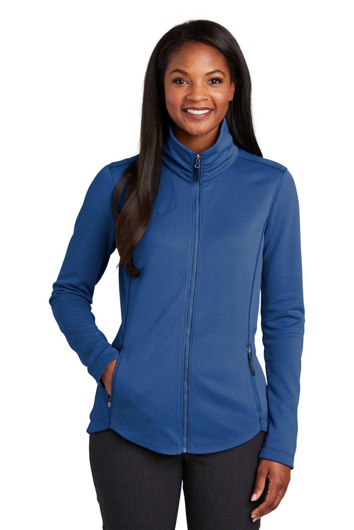 Port Authority Outerwear XS / Night Sky Blue Port Authority Ladies Collective Smooth Fleece Jacket. L904
