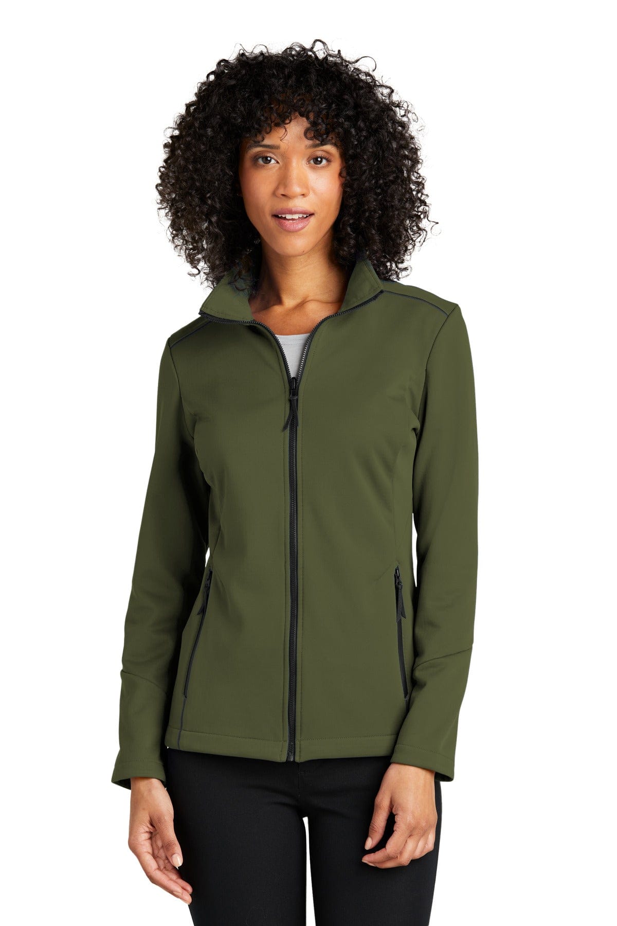 Port Authority Outerwear XS / Olive Green Port Authority ®  Ladies Collective Tech Soft Shell Jacket L921