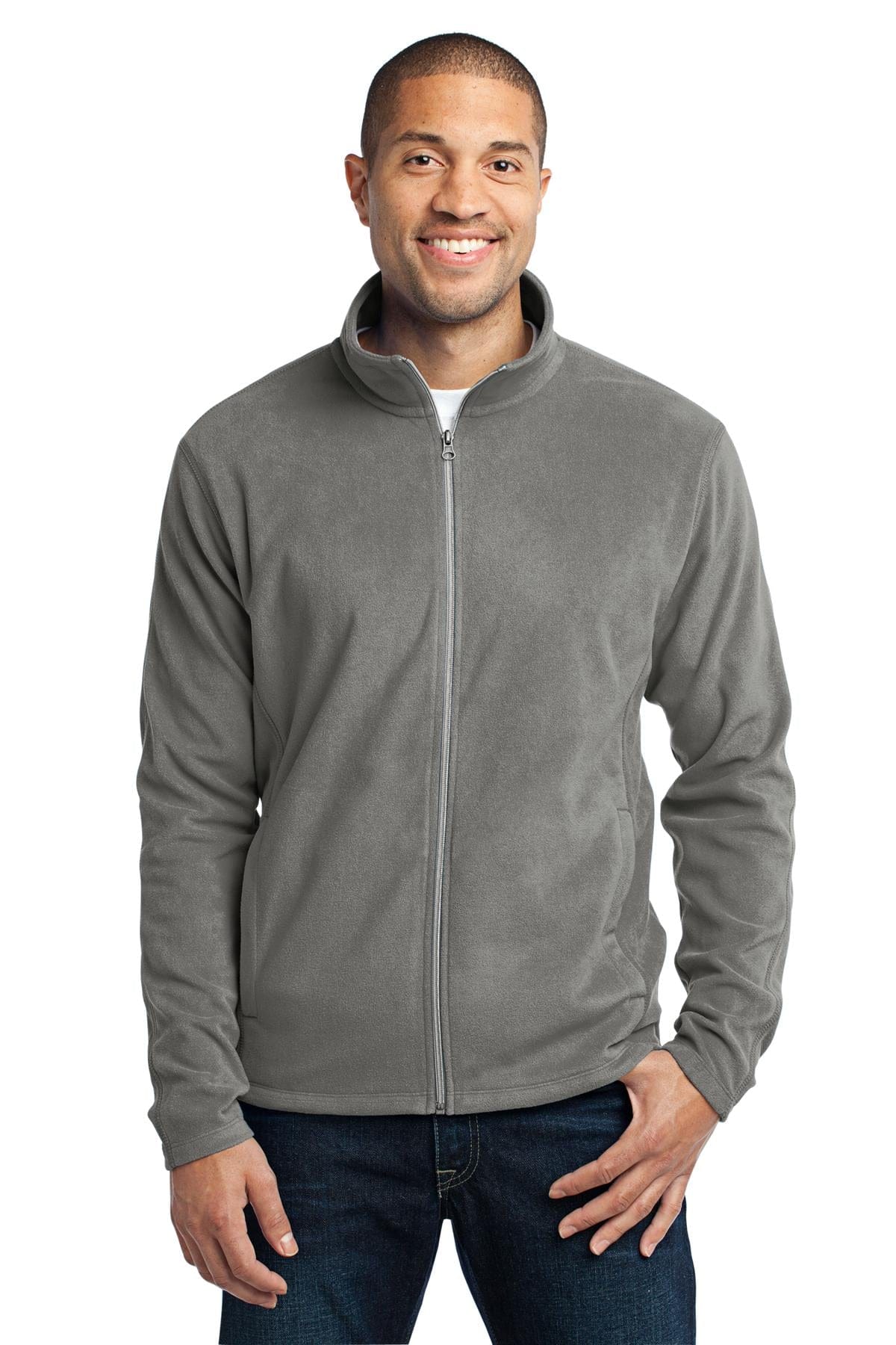 Port Authority Outerwear XS / Pearl Grey Port Authority®  Microfleece Jacket. F223