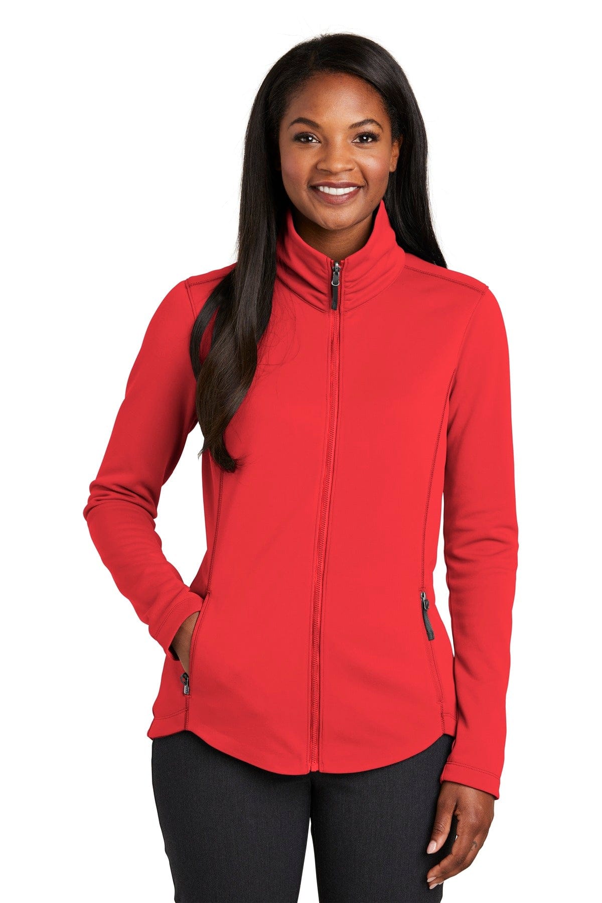 Port Authority Outerwear XS / Red Pepper Port Authority Ladies Collective Smooth Fleece Jacket. L904