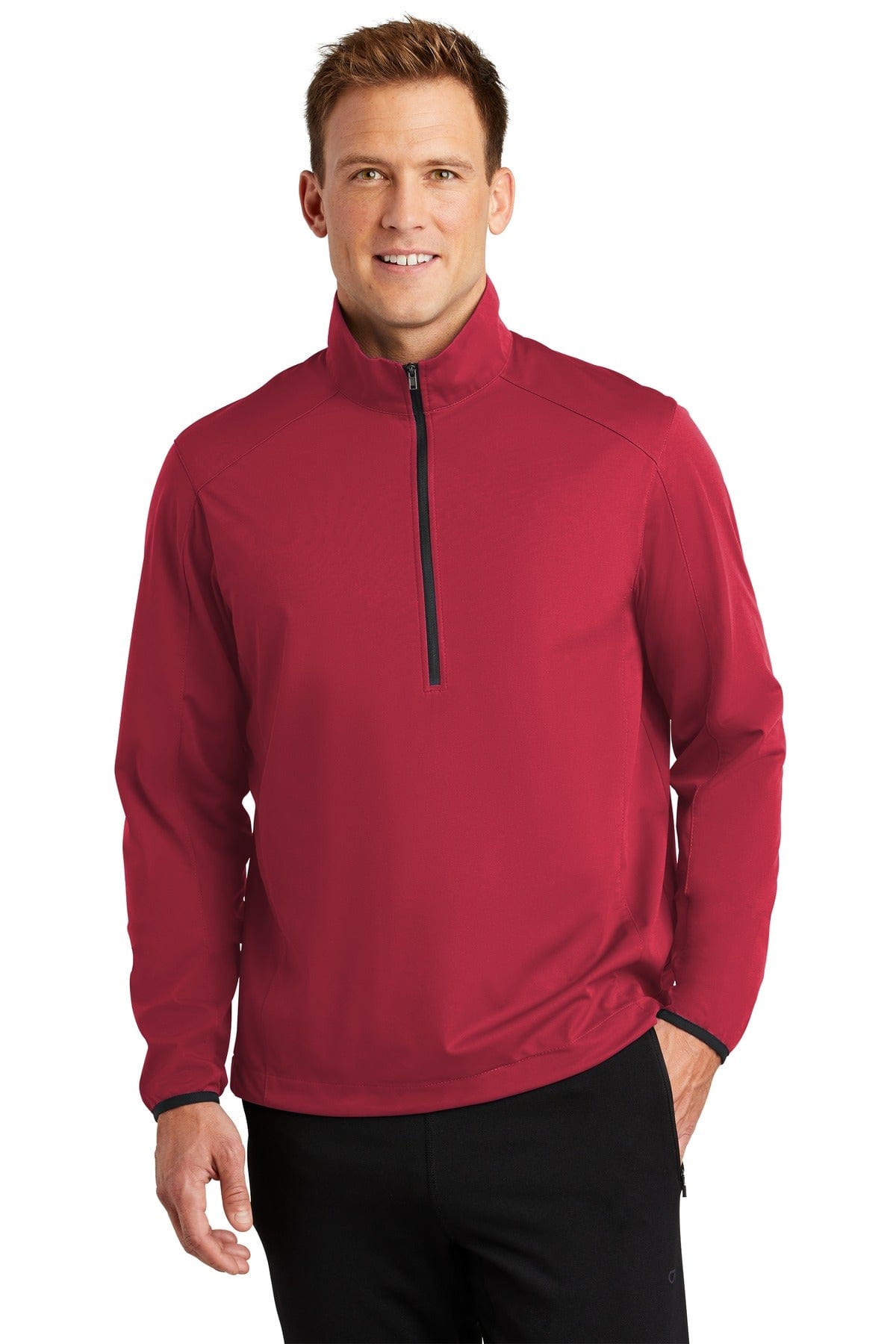 Port Authority Outerwear XS / Rich Red Port Authority®  Active 1/2-Zip Soft Shell Jacket. J716