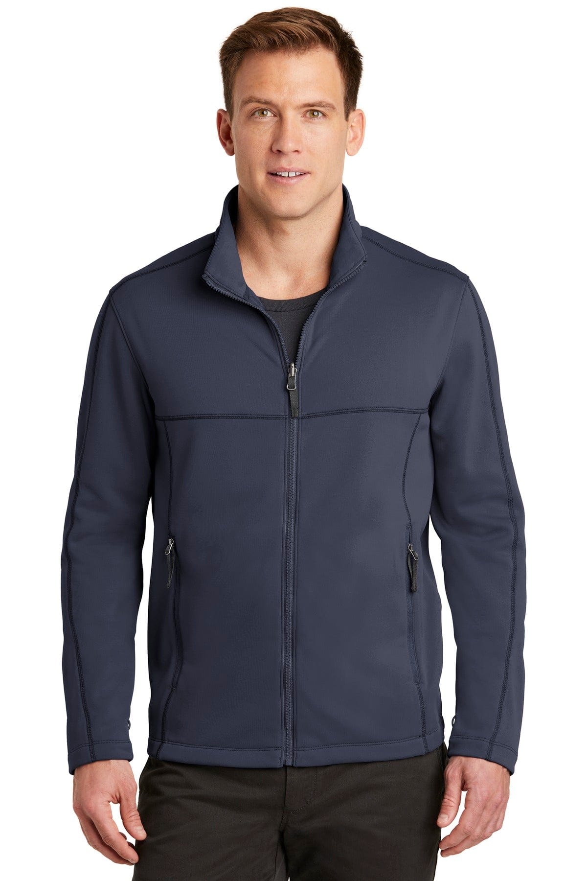Port Authority Outerwear XS / River Blue Navy Port Authority Collective Smooth Fleece Jacket. F904