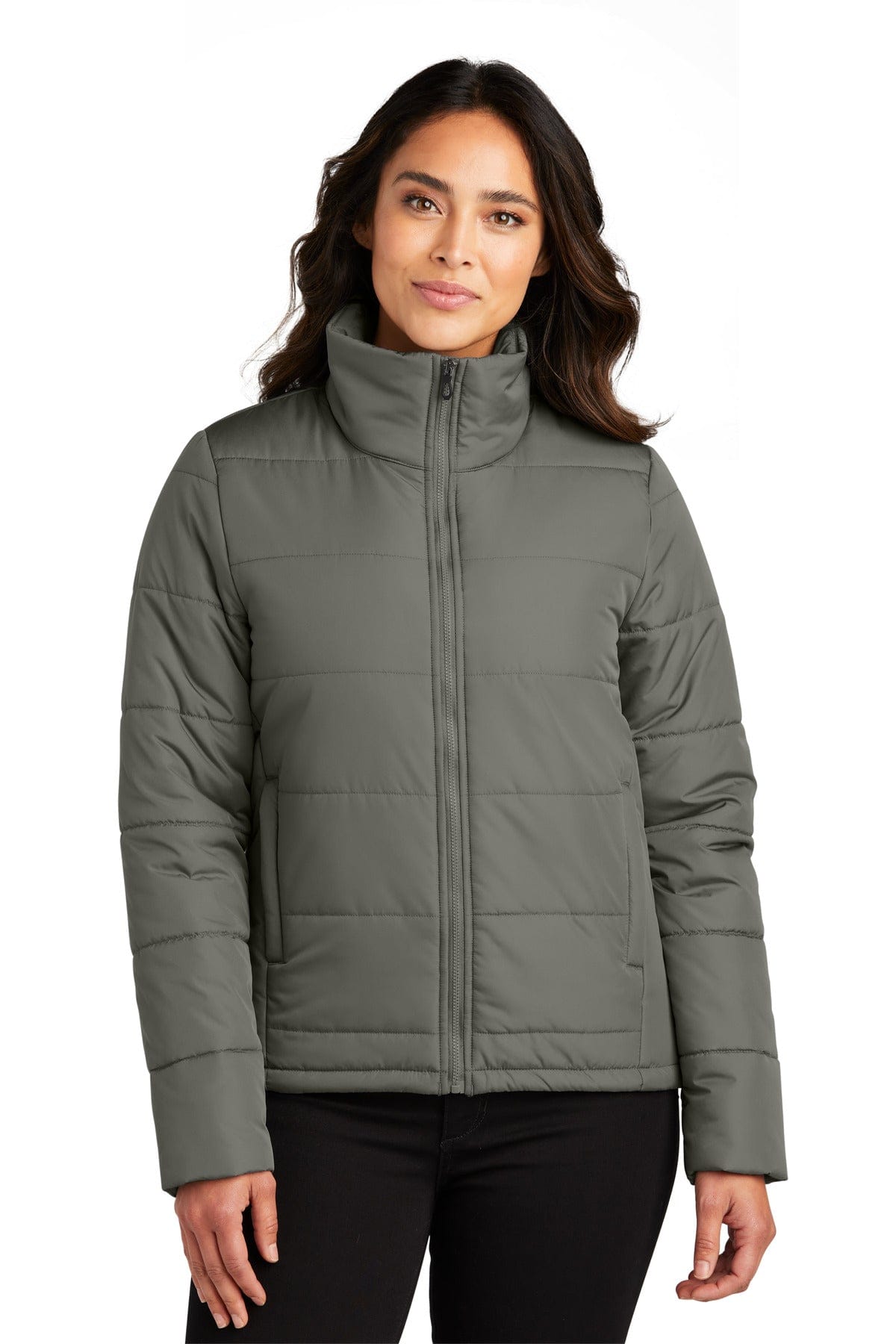 Port Authority Outerwear XS / Shadow Grey Port Authority L852: Ladies Puffer Jacket
