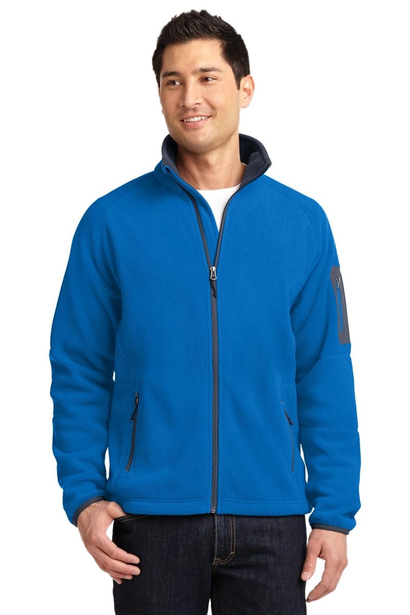 Port Authority Outerwear XS / Skydiver Blue/ Battleship Grey Port Authority®  Enhanced Value Fleece Full-Zip Jacket. F229