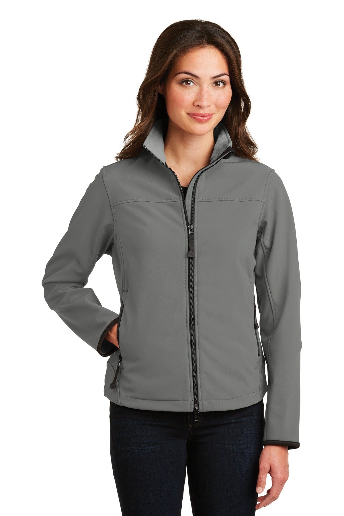 Port Authority Outerwear XS / Smoke Grey/ Chrome Port Authority ®  Ladies Glacier ®  Soft Shell Jacket.  L790