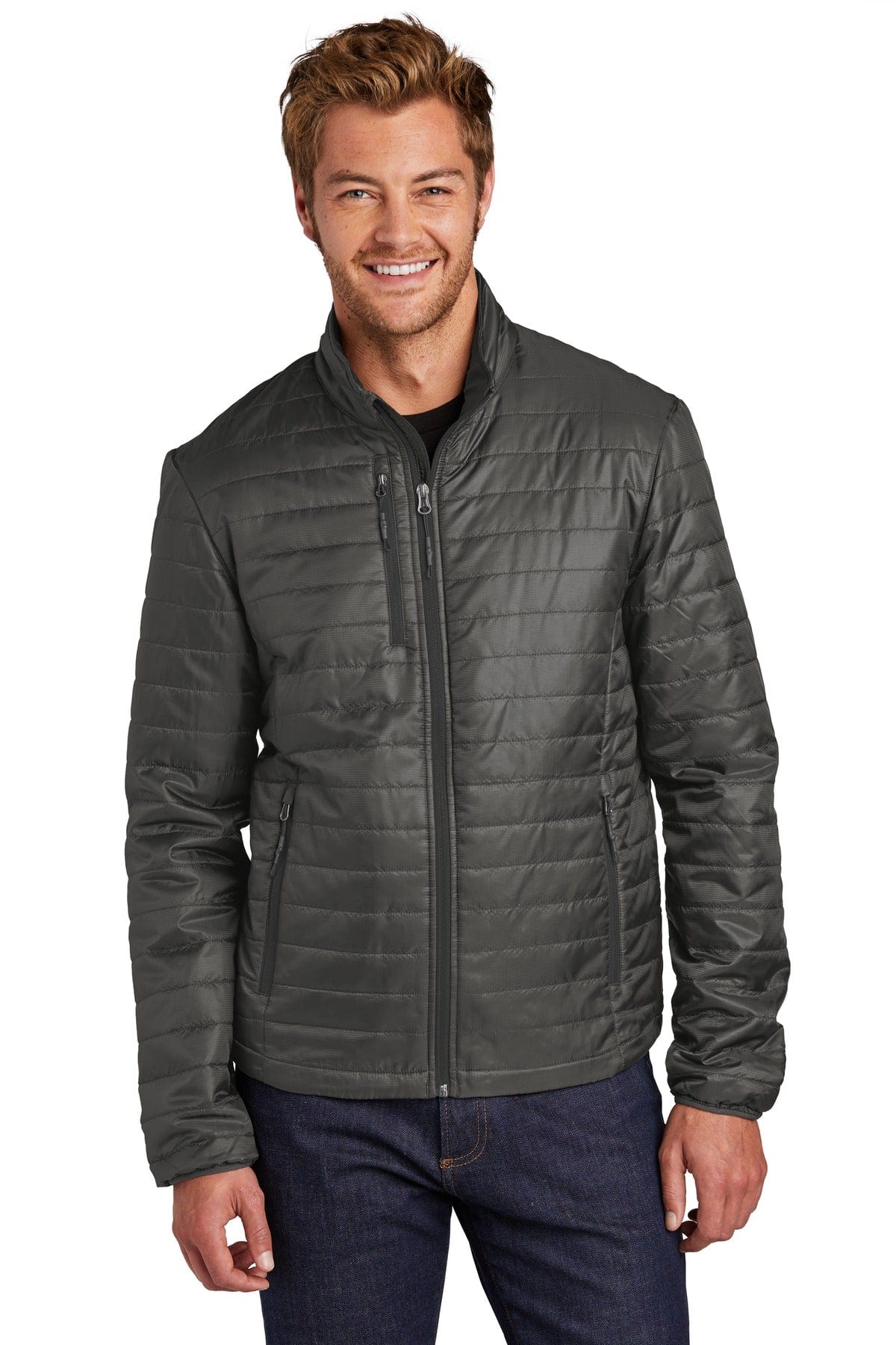 Port Authority Outerwear XS / Sterling Grey/ Graphite Port Authority®  Packable Puffy Jacket J850