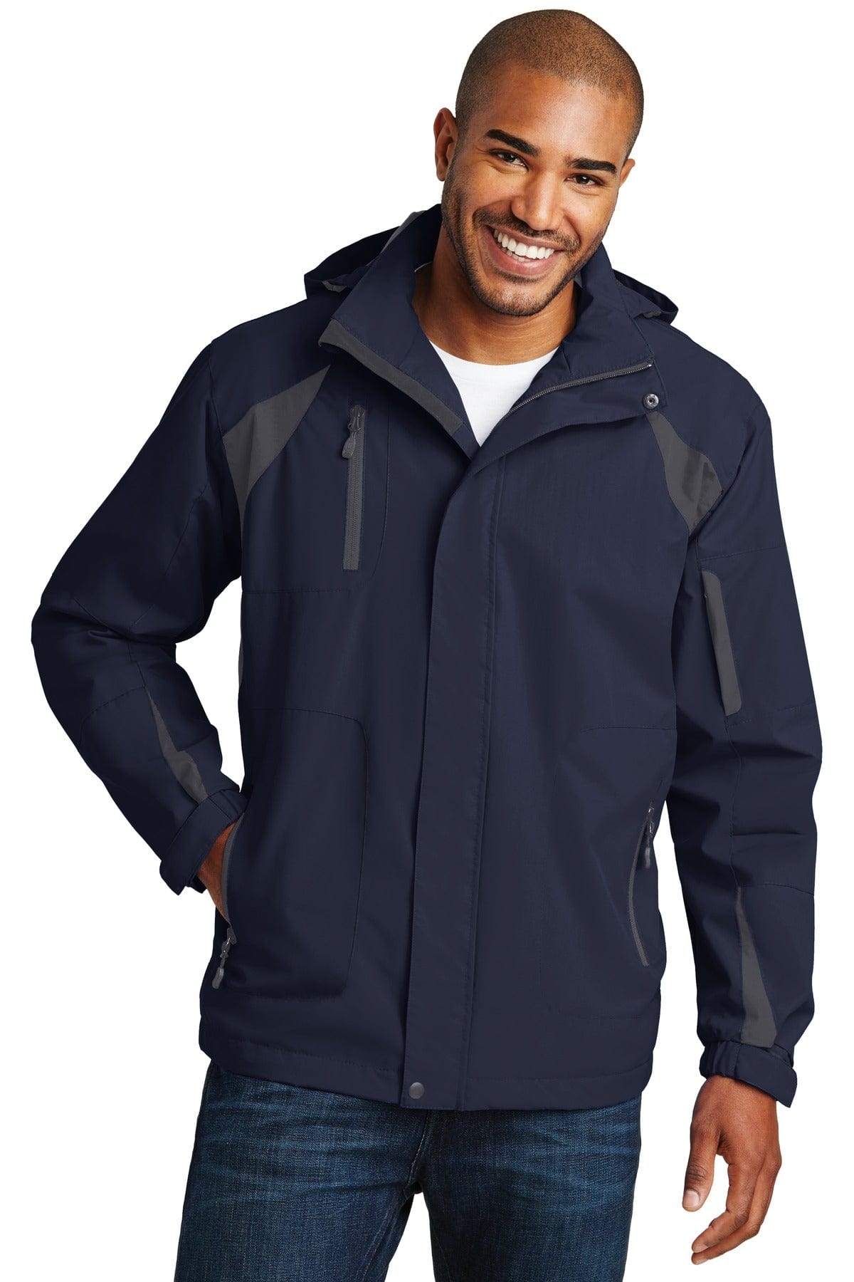 Port Authority Outerwear XS / True Navy/ Iron Grey Port Authority ®  All-Season II Jacket. J304