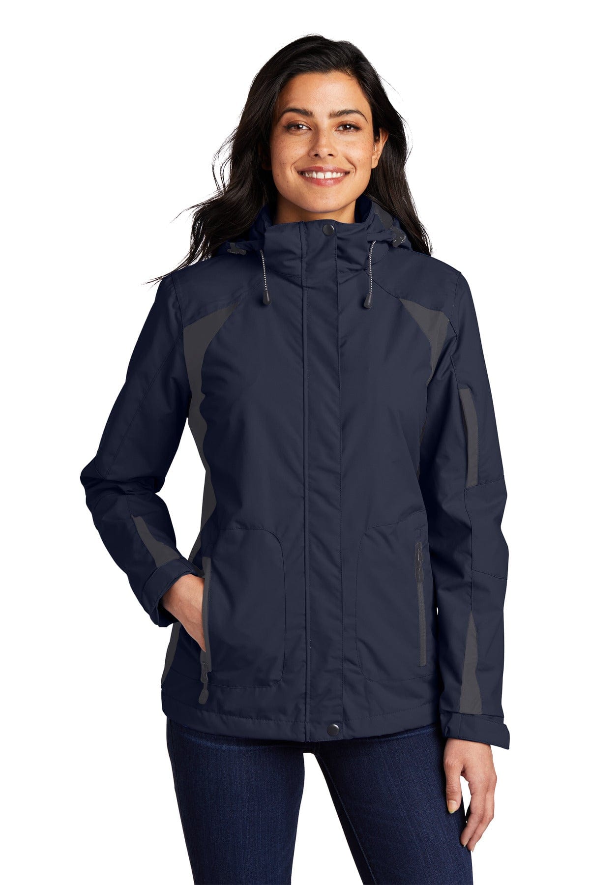 Port Authority Outerwear XS / True Navy/ Iron Grey Port Authority ®  Ladies All-Season II Jacket. L304