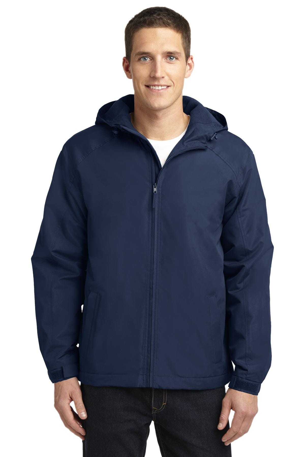 Port Authority Outerwear XS / True Navy Port Authority®  Hooded Charger Jacket. J327
