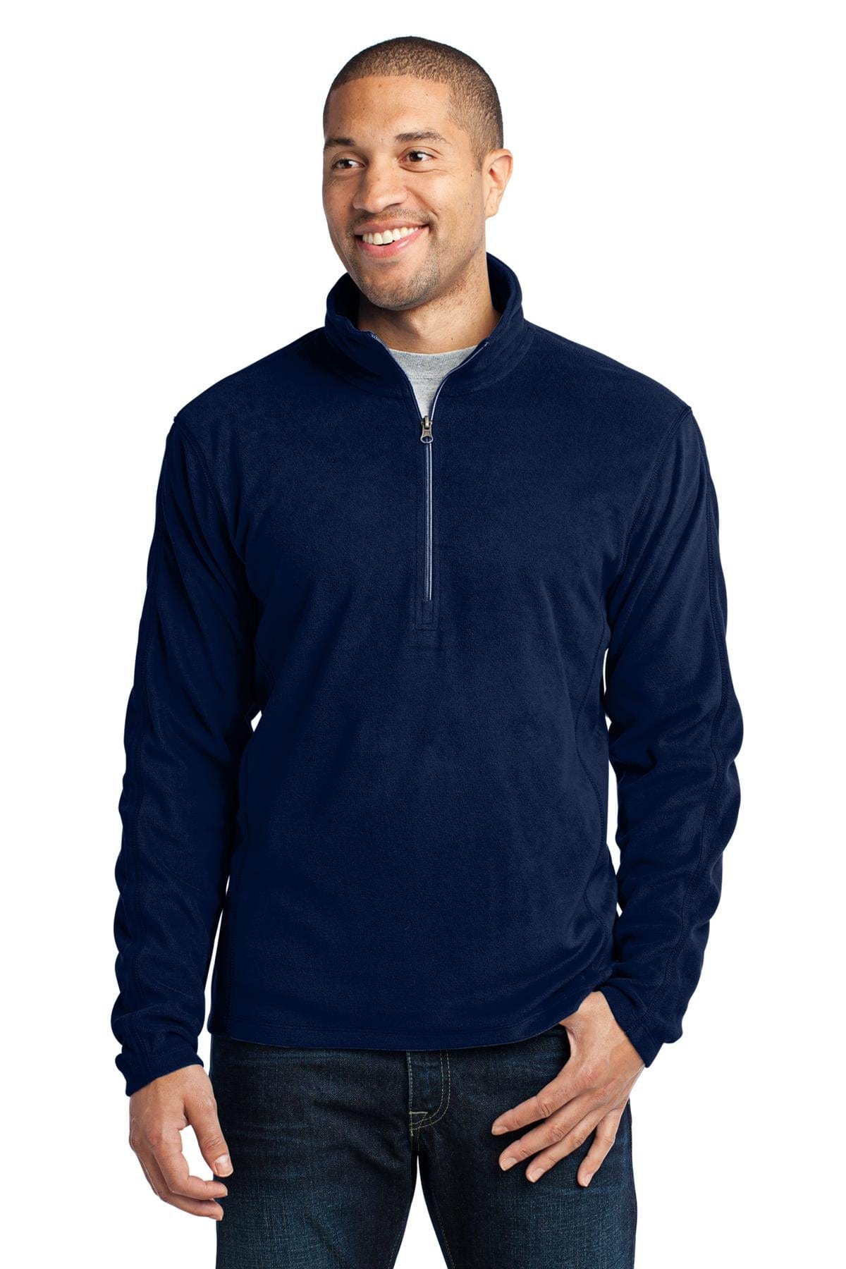 Port Authority Outerwear XS / True Navy Port Authority®  Microfleece 1/2-Zip Pullover. F224