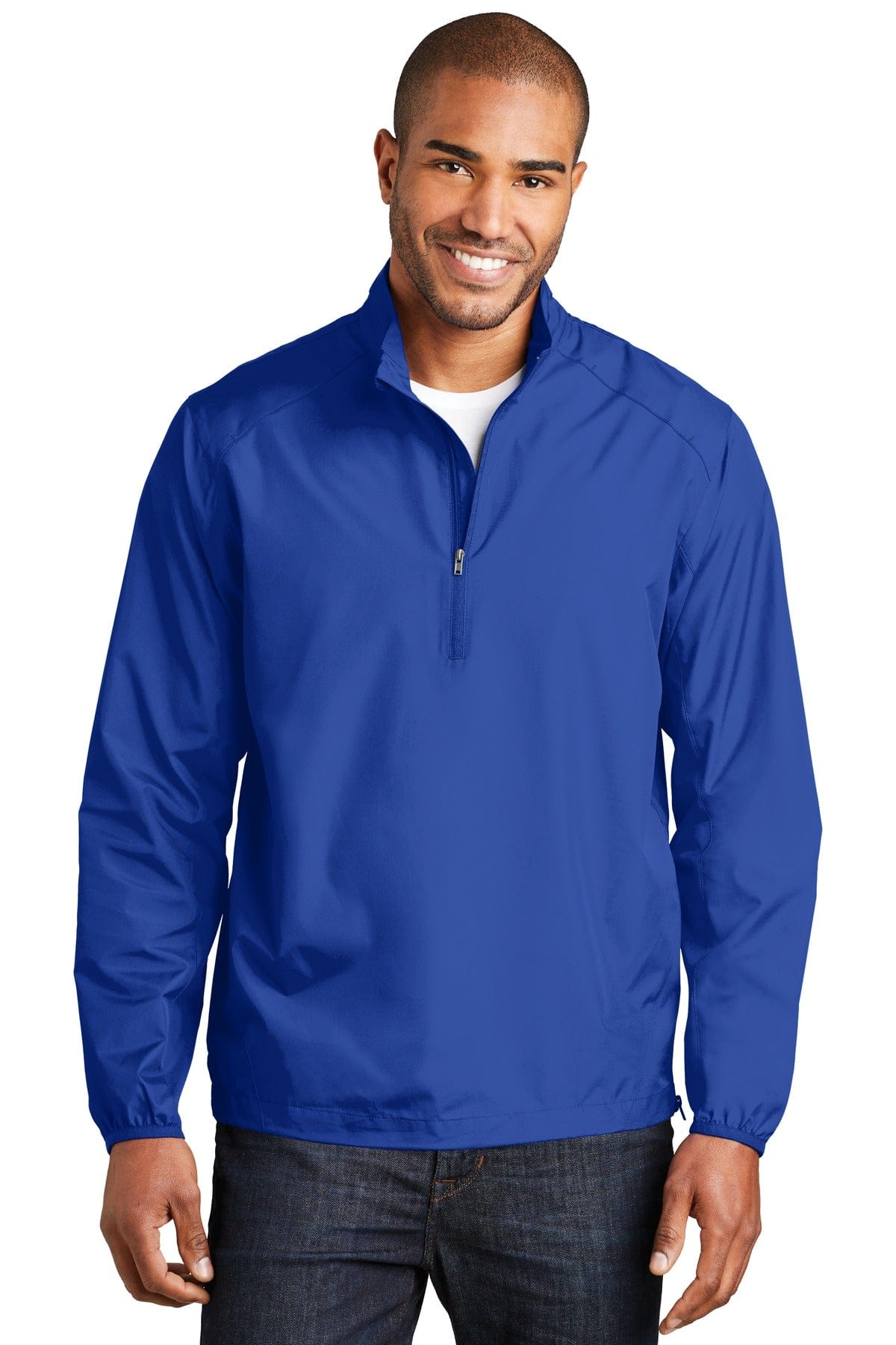 Port Authority Outerwear XS / True Royal Port Authority J343 Half Zip Pullover