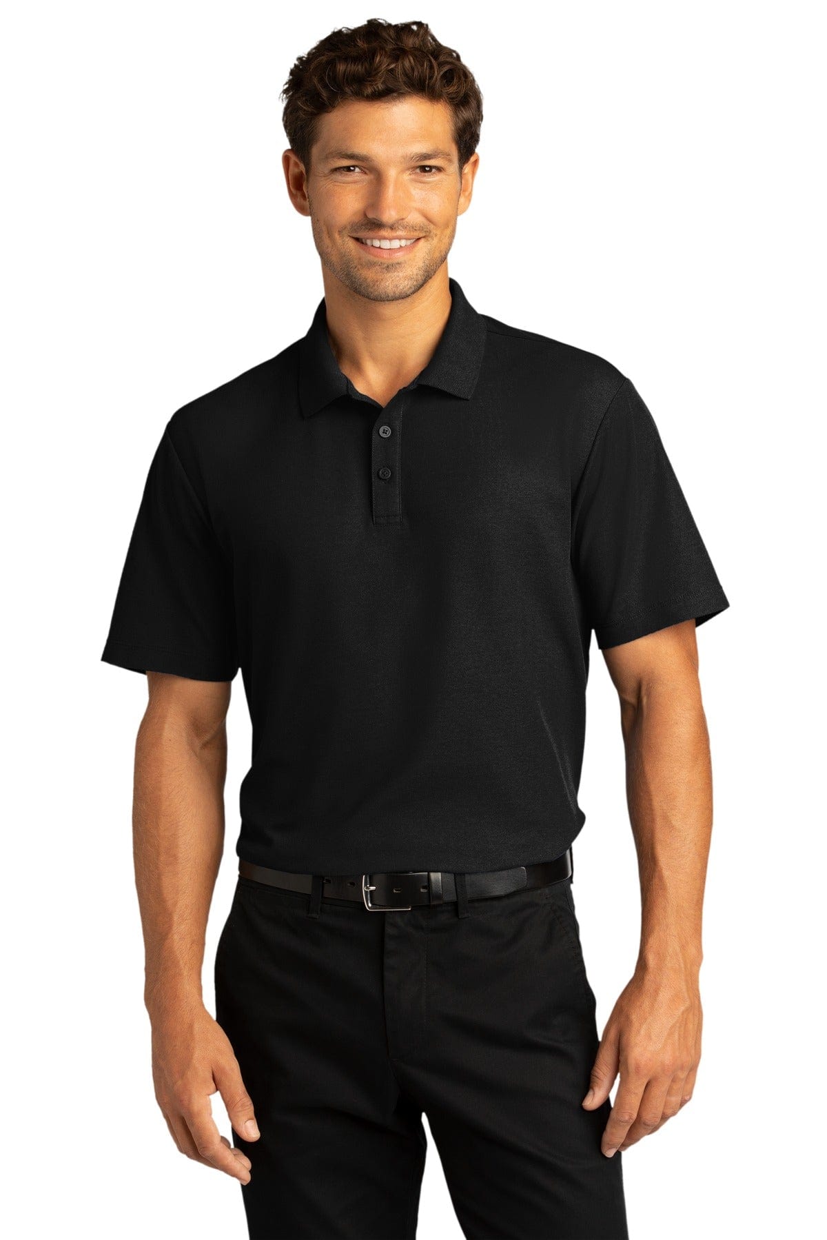 Port Authority Polos/Knits 2XL / Deep Black Port Authority®  SuperPro React™  Polo. K810
