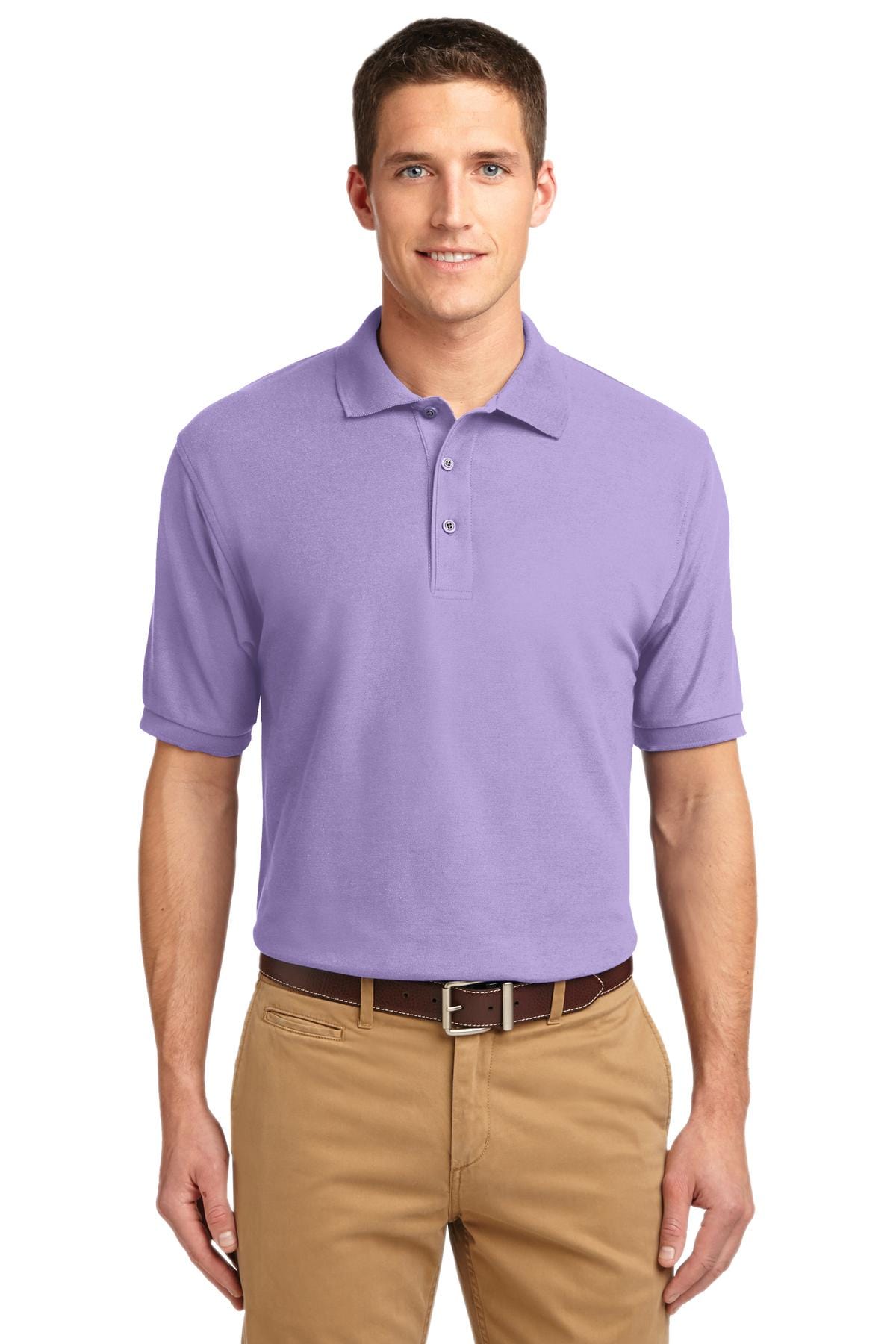 Port Authority Polos/Knits 7XL / Bright Lavender Port Authority®  Extended Size Silk Touch™ Polo.   K500ES
