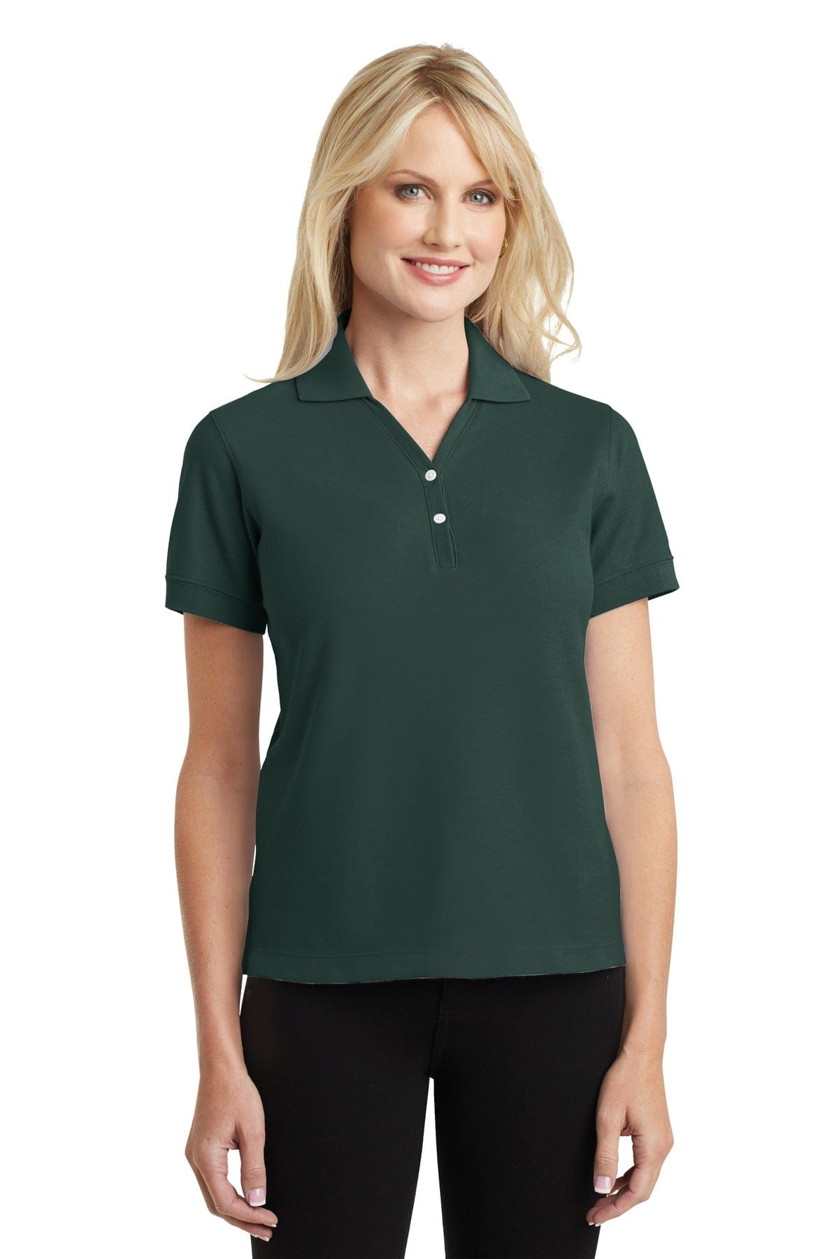 Port Authority Polos/Knits DISCONTINUED  Port Authority ®  Ladies 100% Pima Cotton Polo.  L448