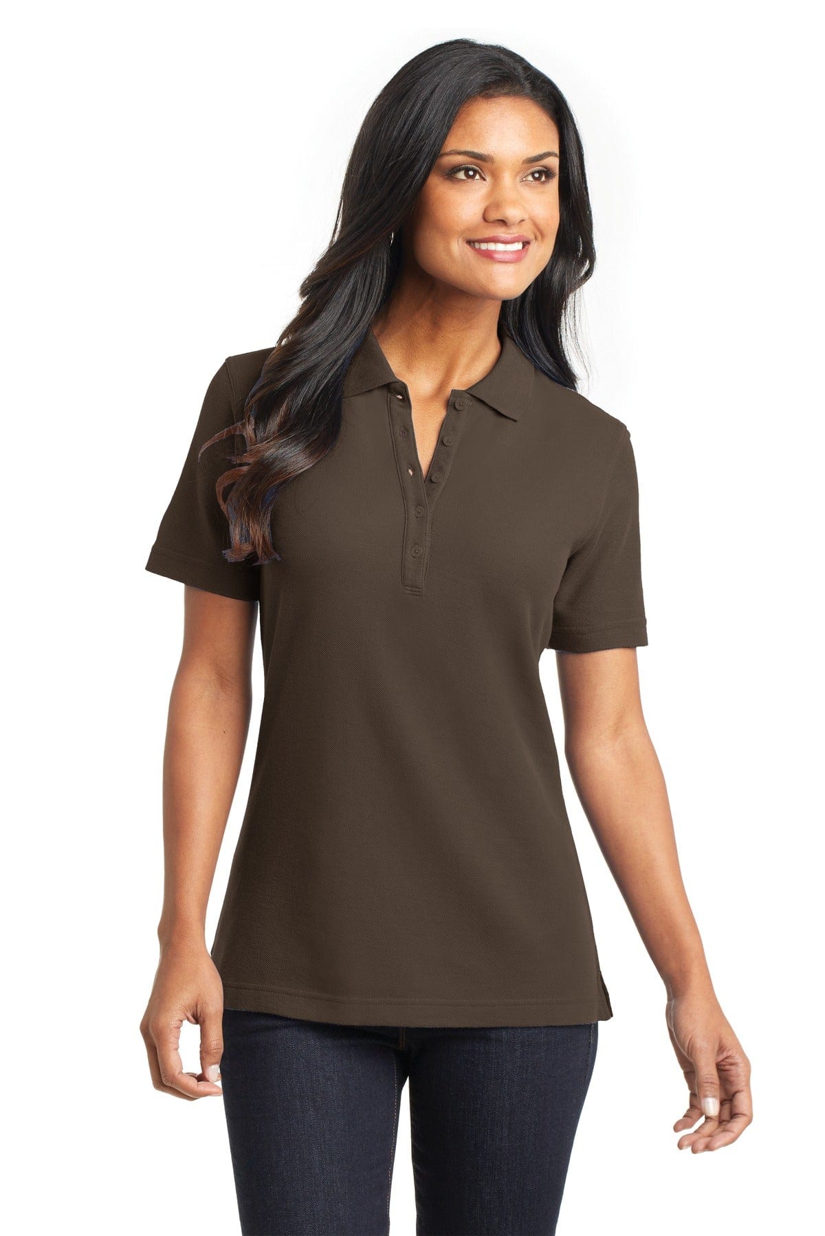 Port Authority Polos/Knits DISCONTINUED  Port Authority ®  Ladies EZCotton™ Pique Polo. L800