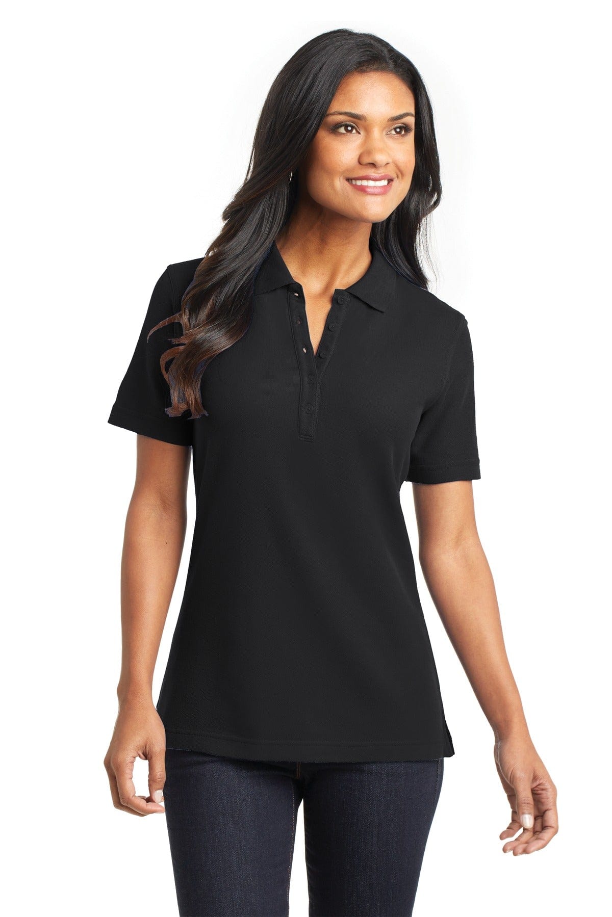 Port Authority Polos/Knits DISCONTINUED  Port Authority ®  Ladies EZCotton™ Pique Polo. L800