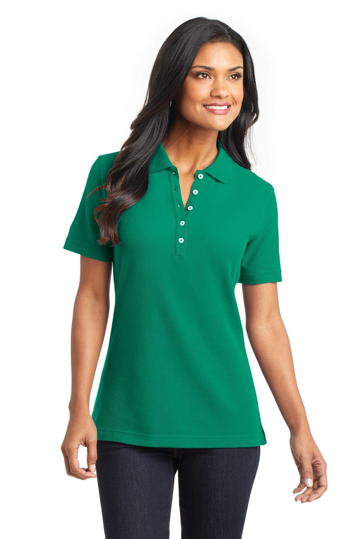 Port Authority Polos/Knits DISCONTINUED  Port Authority ®  Ladies EZCotton™ Pique Polo. L800