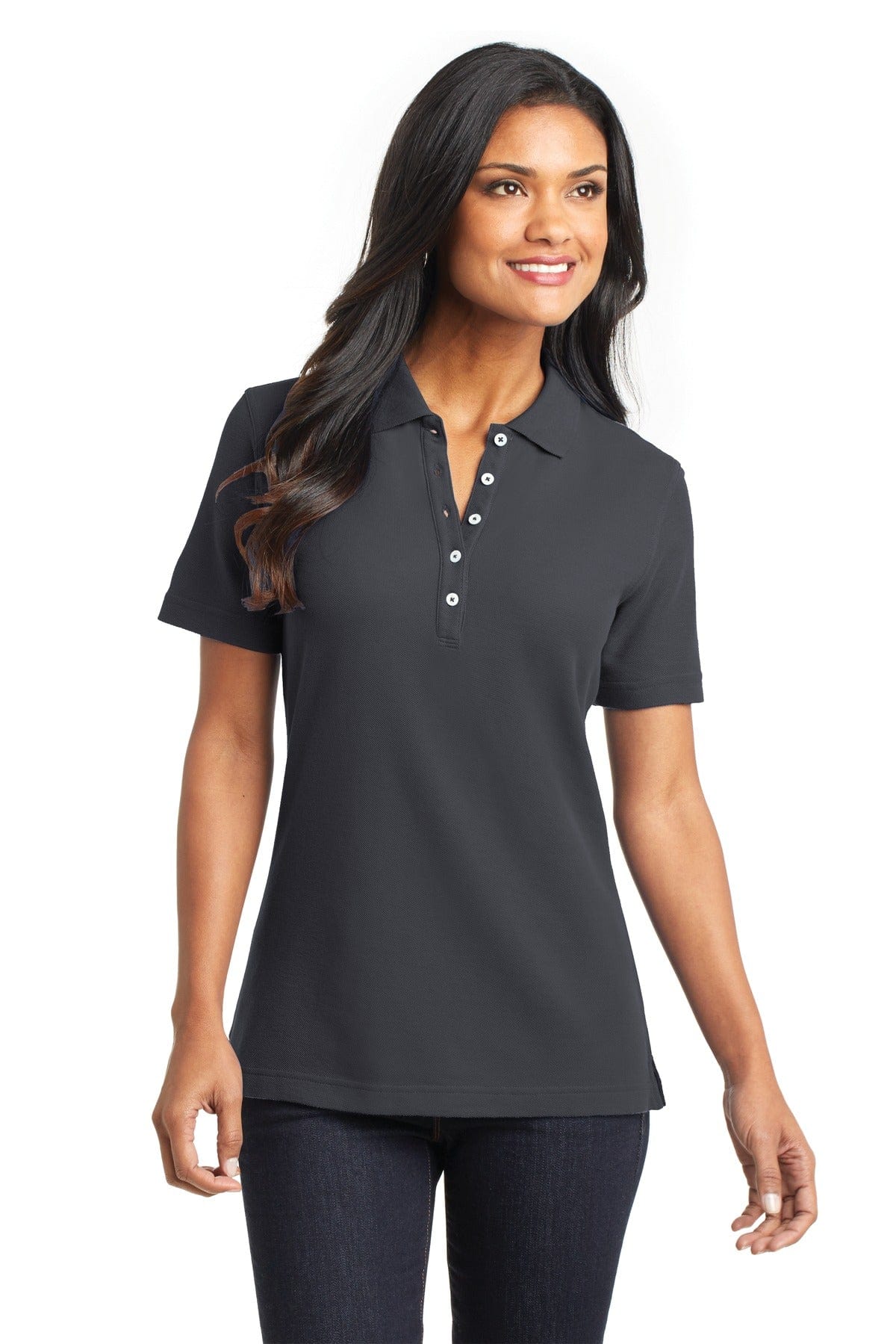 Port Authority Polos/Knits DISCONTINUED  Port Authority ®  Ladies EZCotton™ Pique Polo. L800