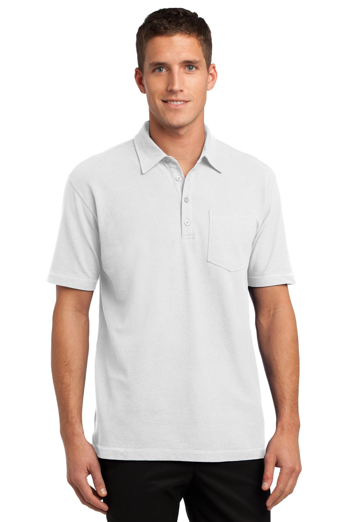 Port Authority Polos/Knits DISCONTINUED  Port Authority ®  Modern Stain-Resistant Pocket Polo. K559