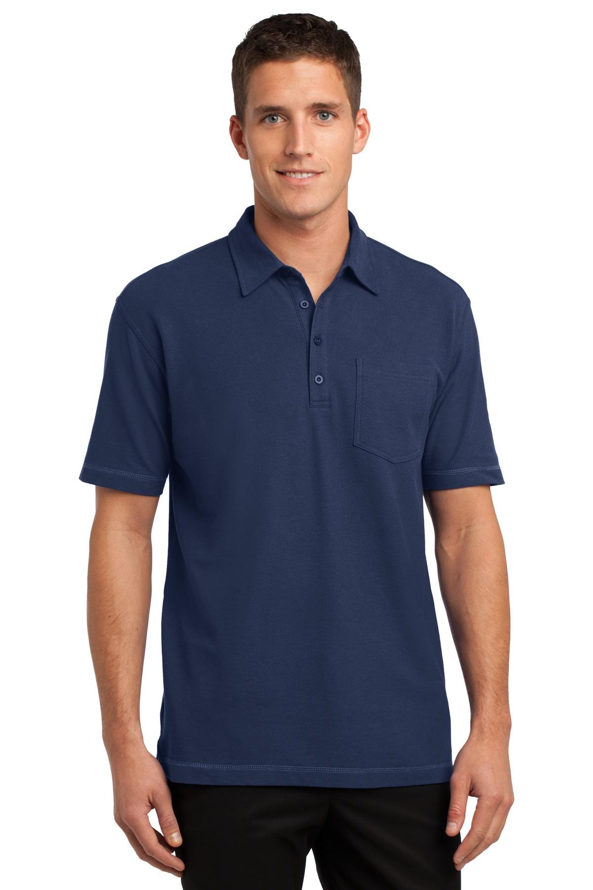 Port Authority Polos/Knits DISCONTINUED  Port Authority ®  Modern Stain-Resistant Pocket Polo. K559