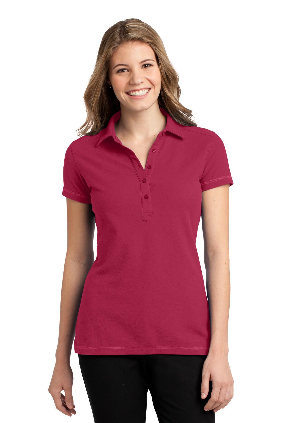 Port Authority Polos/Knits L / Red DISCONTINUED  Port Authority ®  Ladies Modern Stain-Resistant Polo. L559