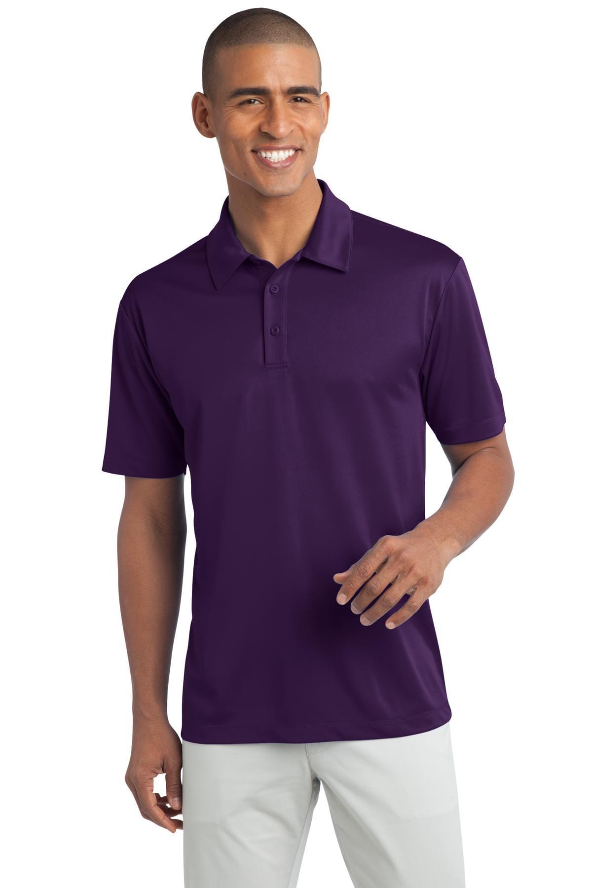 Port Authority Polos/Knits LT / Bright Purple Port Authority ®  Tall Silk Touch™ Performance Polo. TLK540