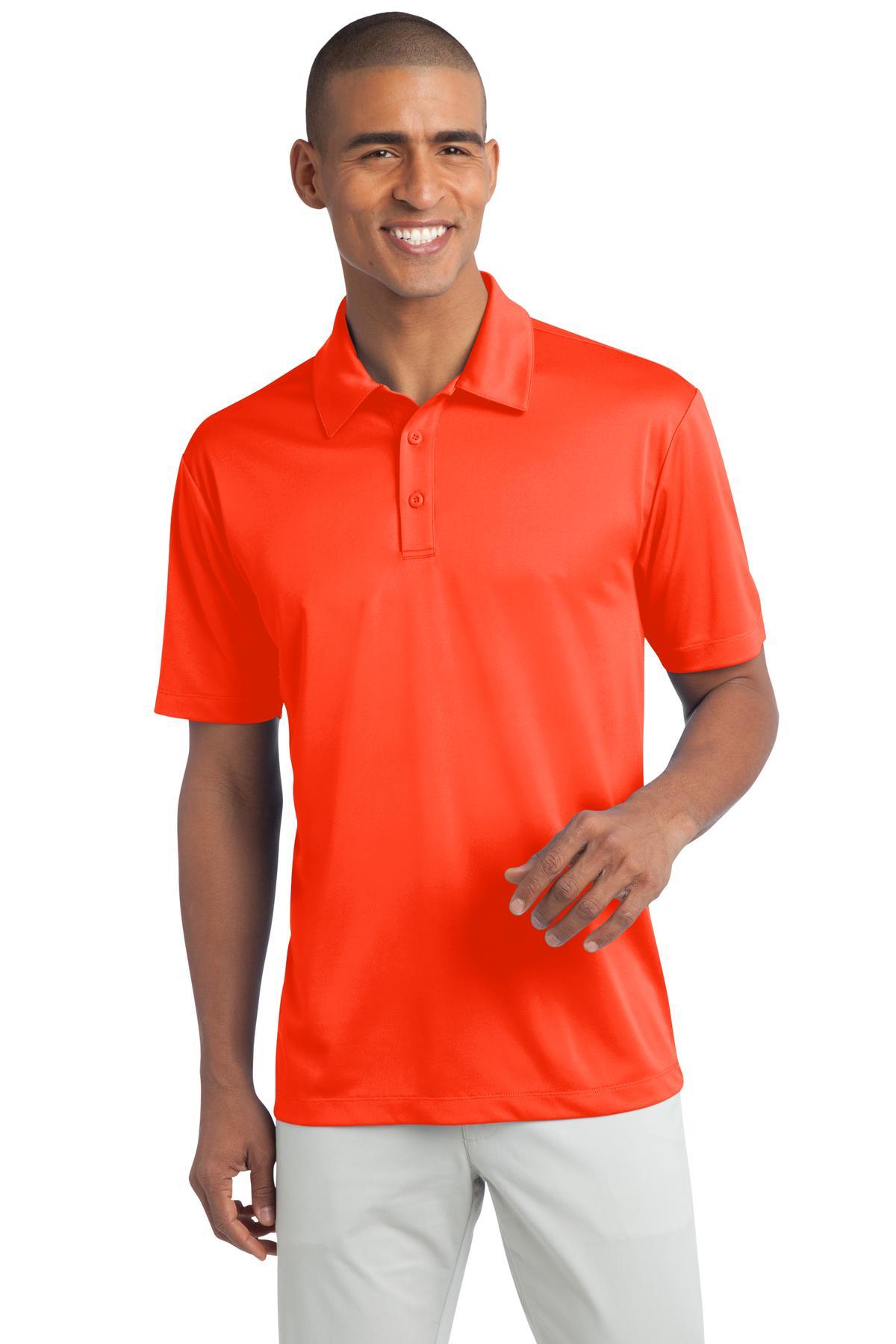 Port Authority Polos/Knits LT / Neon Orange Port Authority ®  Tall Silk Touch™ Performance Polo. TLK540