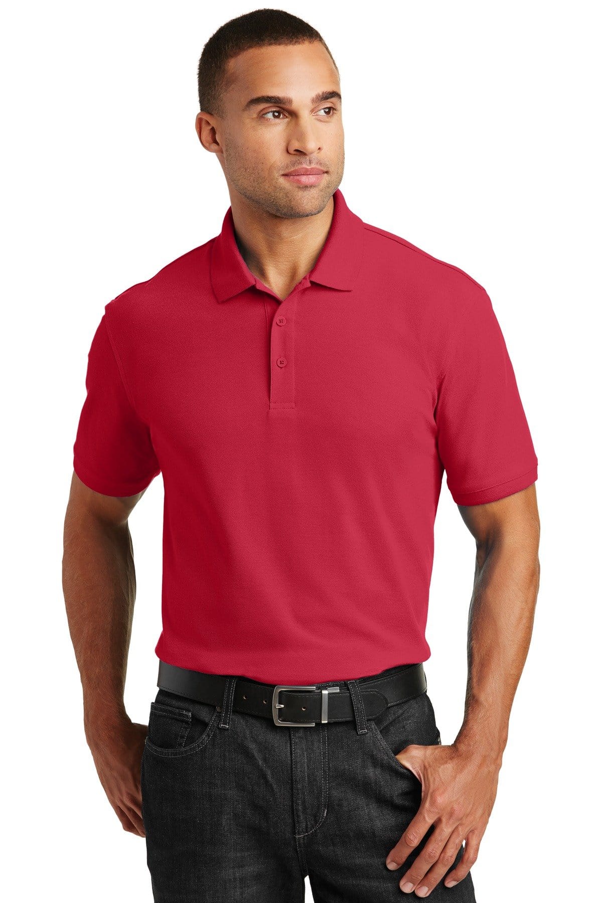 Port Authority Polos/Knits LT / Rich Red Port Authority ®  Tall Core Classic Pique Polo. TLK100
