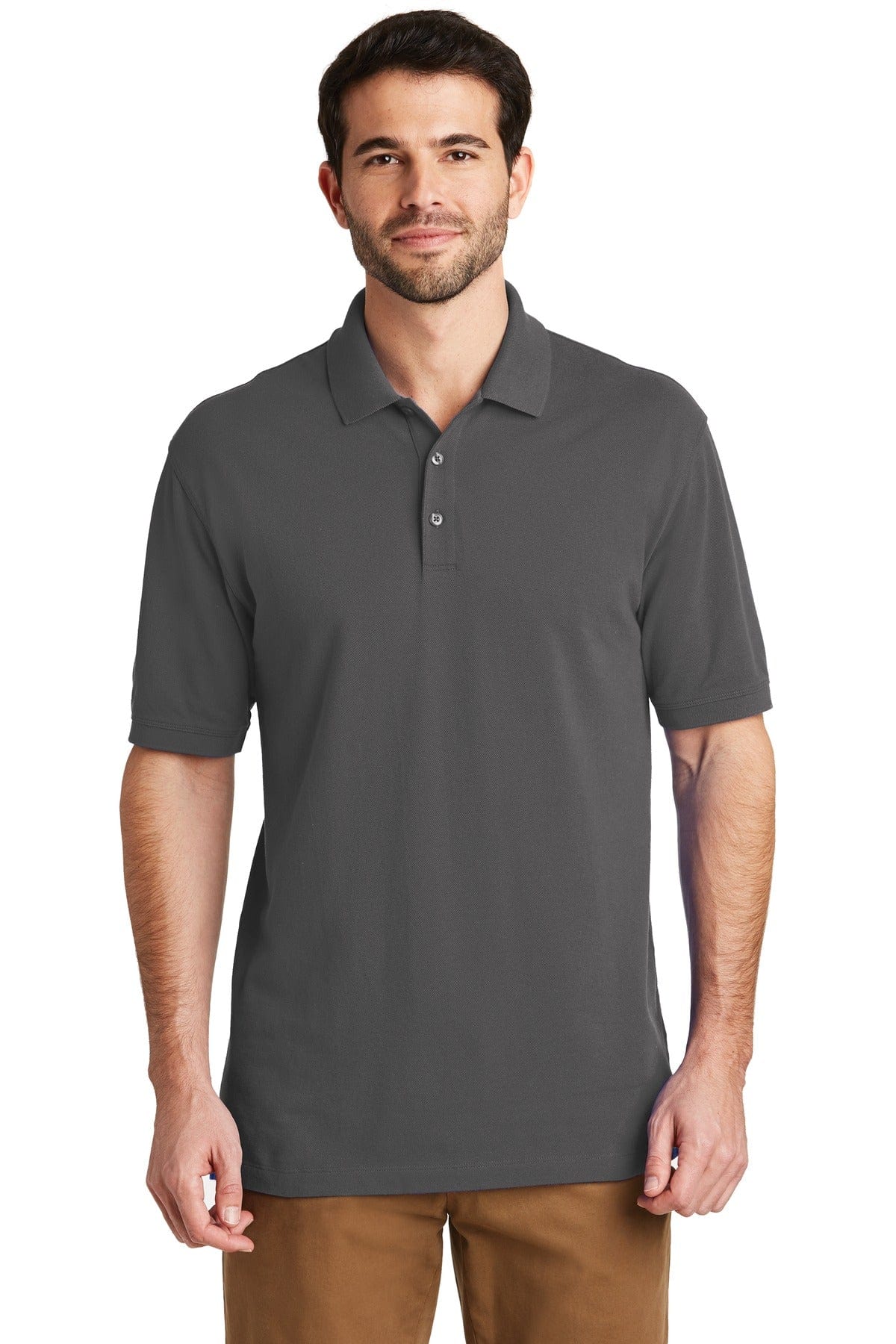 Port Authority Polos/Knits 4XLT / Sterling Grey Port Authority TK8000: Tall EZCotton Polo