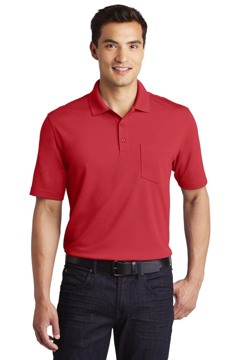 Port Authority Polos/Knits Port Authority ®  Dry Zone ®  UV Micro-Mesh Pocket Polo. K110P
