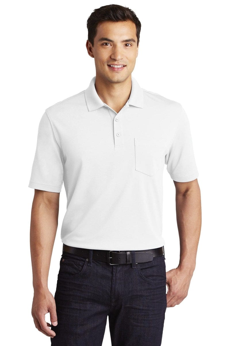 Port Authority Polos/Knits Port Authority ®  Dry Zone ®  UV Micro-Mesh Pocket Polo. K110P