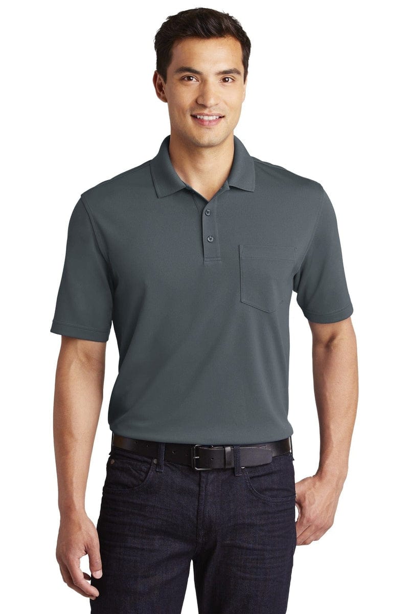 Port Authority Polos/Knits Port Authority ®  Dry Zone ®  UV Micro-Mesh Pocket Polo. K110P