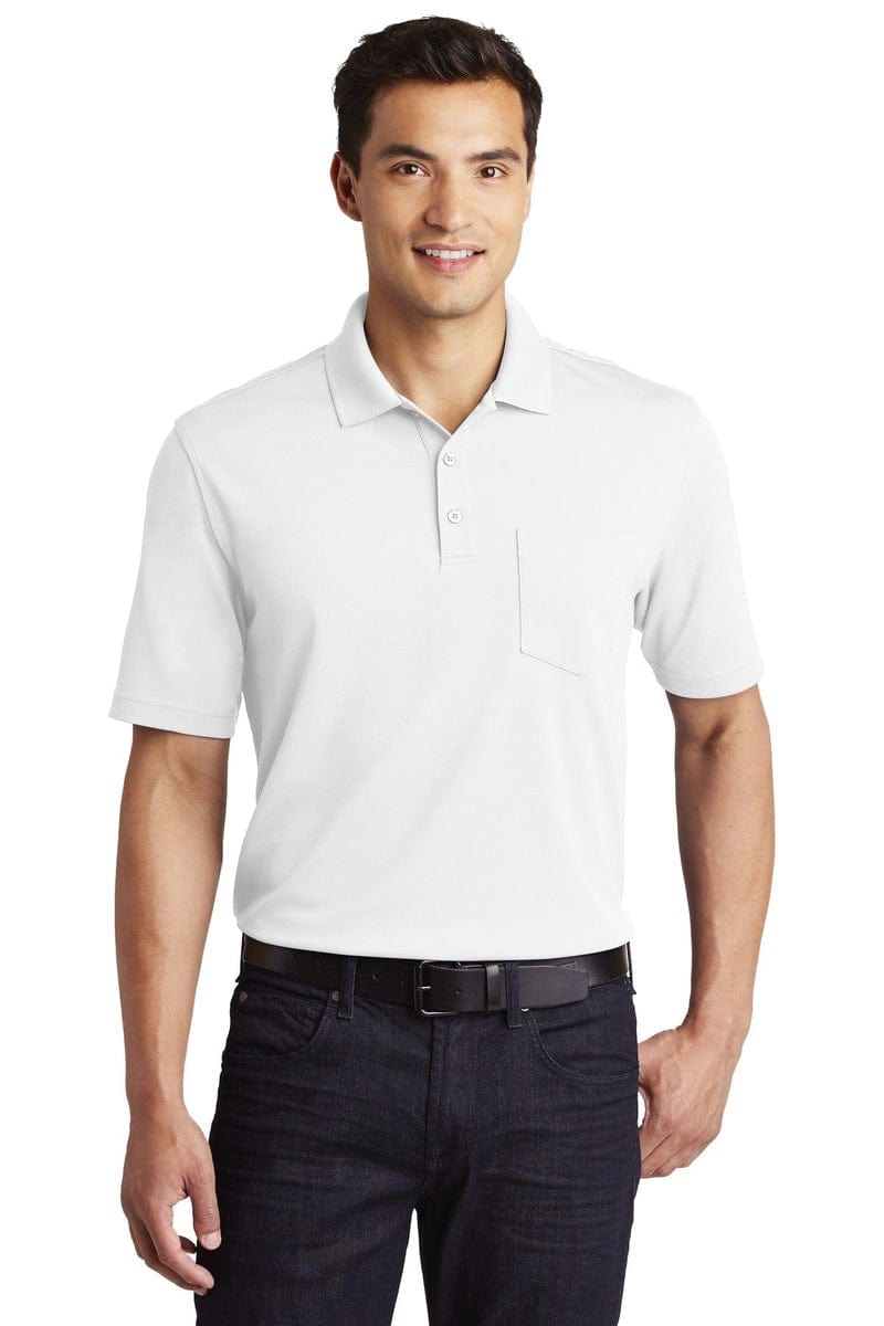 Port Authority Polos/Knits Port Authority ®  Dry Zone ®  UV Micro-Mesh Pocket Polo. K110P