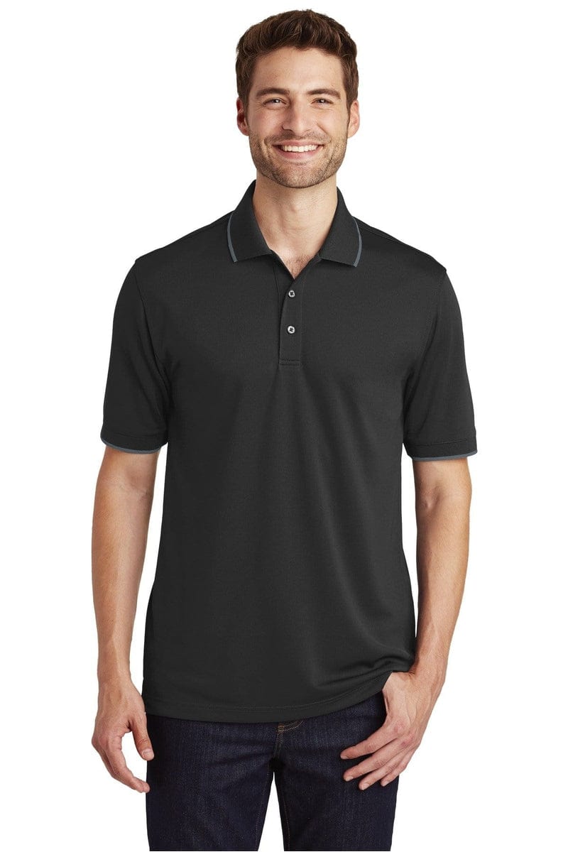 Port Authority Polos/Knits Port Authority ®  Dry Zone ®  UV Micro-Mesh Tipped Polo. K111