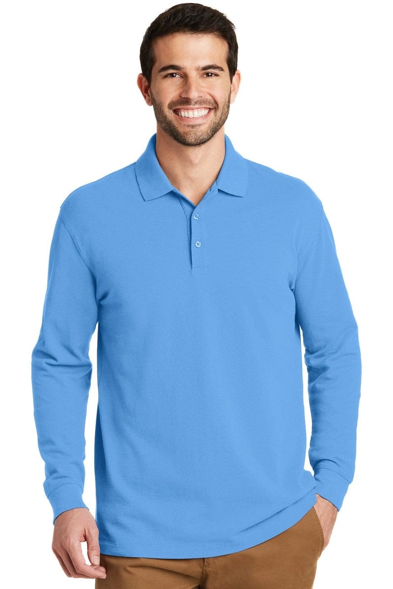 Port Authority Polos/Knits Port Authority ®  EZCotton ®  Long Sleeve Polo. K8000LS