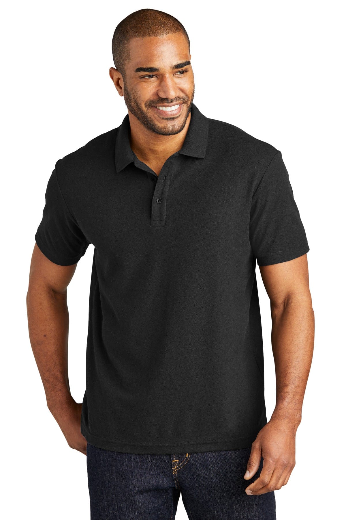 Port Authority Polos/Knits Port Authority K867: C-FREE Cotton Blend Pique Polo