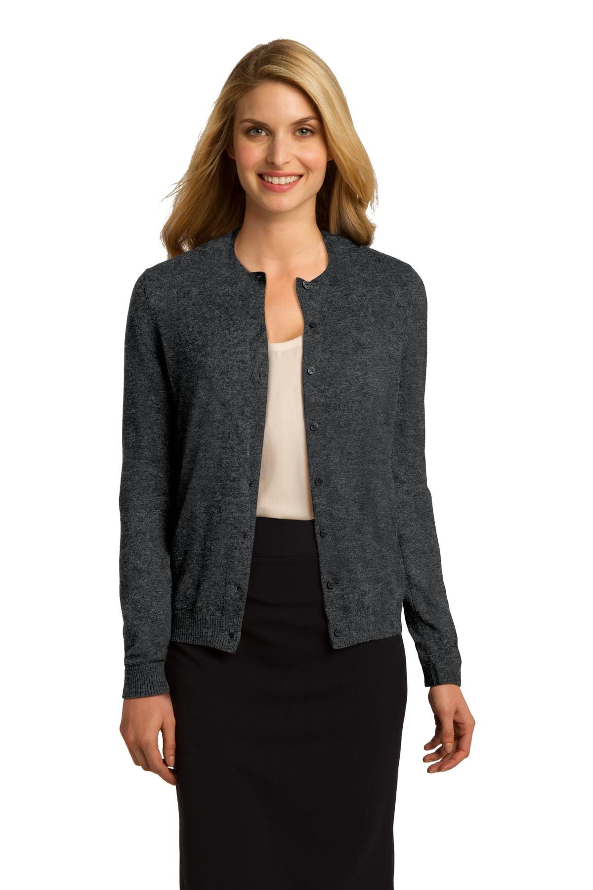 Port Authority Polos/Knits Port Authority ®  Ladies Cardigan Sweater. LSW287