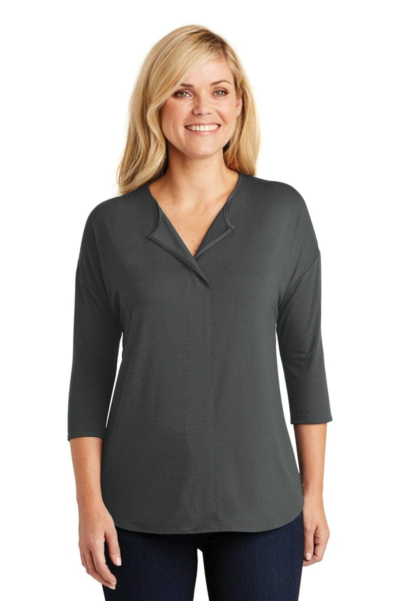 Port Authority Polos/Knits Port Authority ®  Ladies Concept 3/4-Sleeve Soft Split Neck Top. LK5433