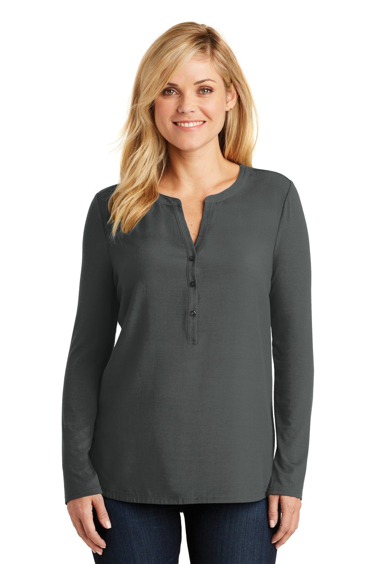 Port Authority Polos/Knits Port Authority ®  Ladies Concept Henley Tunic. LK5432